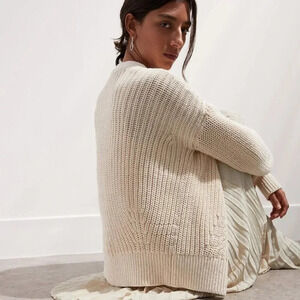 Banana Republic Cream Sweater Cardigan